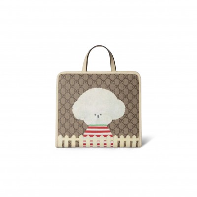 GUCCI CHILDREN'S GUCCI DOG TOTE BAG 605614 (28.5*25*11cm)